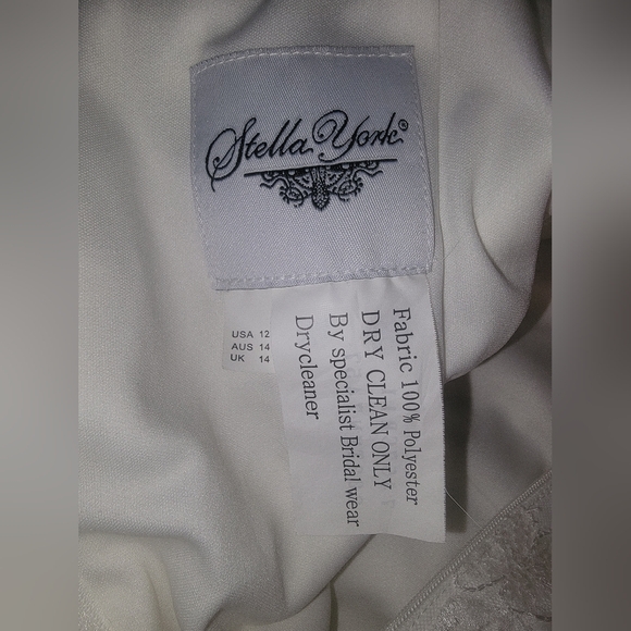 Stella York - Wedding Dress Sz 12 - Picture 9 of 12